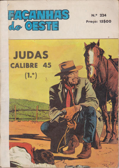 Cover for Façanhas do Oeste (Agência Portuguesa de Revistas, 1971 series) #224