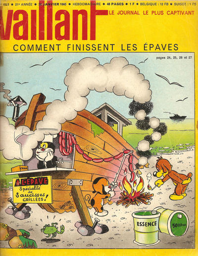 Cover for Vaillant (Éditions Vaillant, 1945 series) #1028