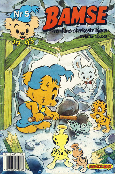Cover for Bamse (Hjemmet / Egmont, 1991 series) #5/1995