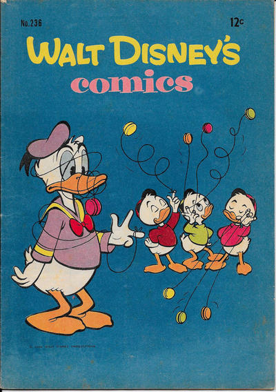 Cover for Walt Disney's Comics (W. G. Publications; Wogan Publications, 1946 series) #236