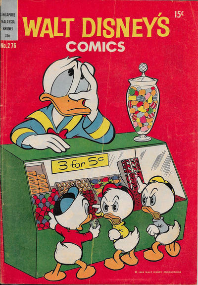 Cover for Walt Disney's Comics (W. G. Publications; Wogan Publications, 1946 series) #276