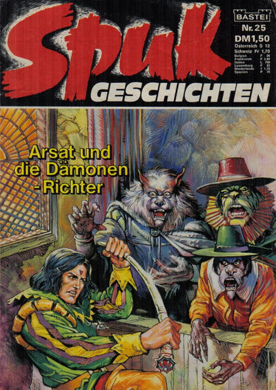 Cover for Spuk Geschichten (Bastei Verlag, 1978 series) #25