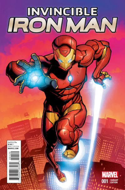 GCD :: Issue :: Invincible Iron Man #1 [Ryan Stegman Young Guns Variant]