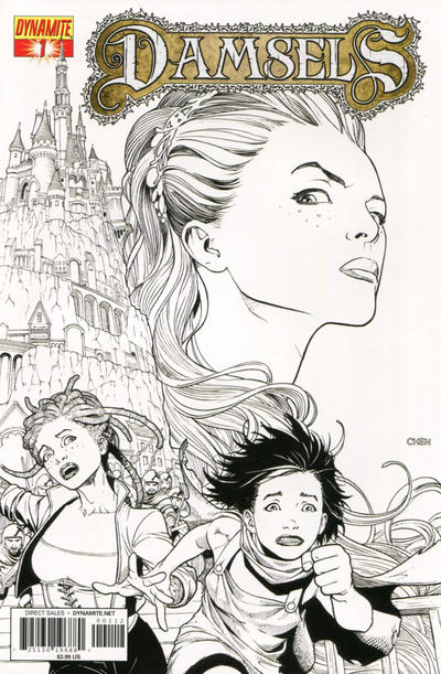 Cover for Damsels (Dynamite Entertainment, 2012 series) #1 [Second Printing]