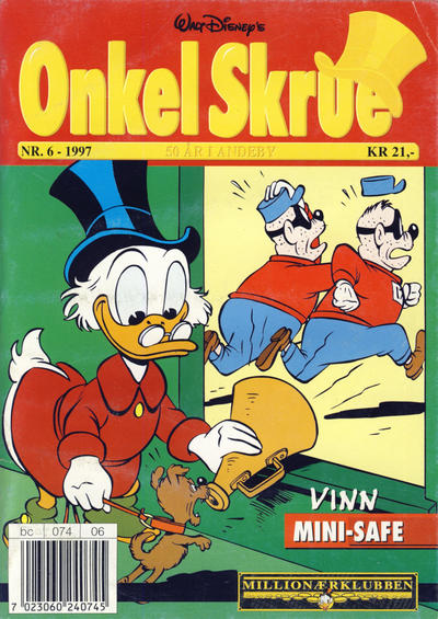 Cover for Onkel Skrue (Hjemmet / Egmont, 1976 series) #6/1997