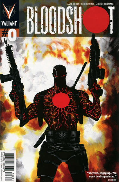 Cover for Bloodshot (Valiant Entertainment, 2012 series) #0 [Cover A - Dave Bullock]