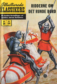 Cover Thumbnail for Illustrerede Klassikere (I.K. [Illustrerede klassikere], 1956 series) #24 - Ridderne om det runde bord