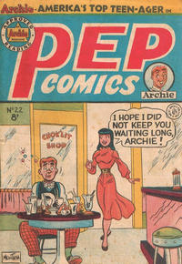 Cover Thumbnail for Pep Comics (H. John Edwards, 1951 series) #22