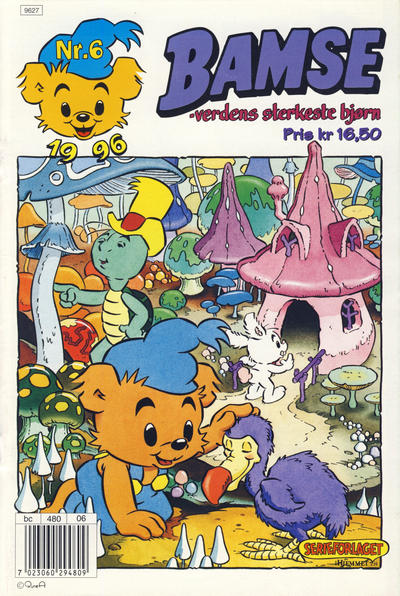 Cover for Bamse (Hjemmet / Egmont, 1991 series) #6/1996