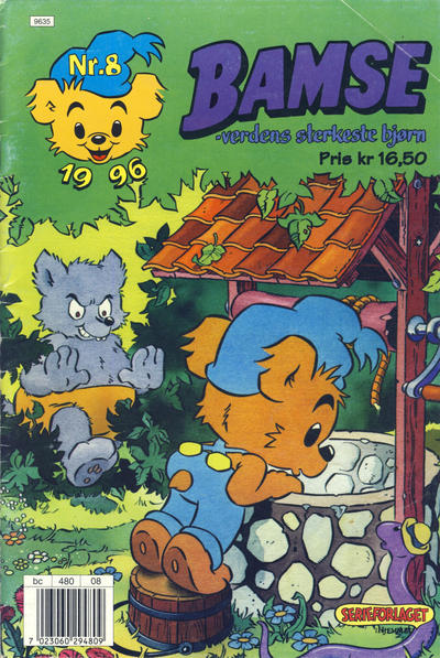 Cover for Bamse (Hjemmet / Egmont, 1991 series) #8/1996