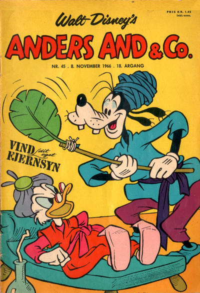 Cover for Anders And & Co. (Egmont, 1949 series) #45/1966