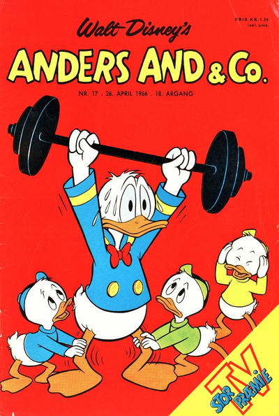 Cover for Anders And & Co. (Egmont, 1949 series) #17/1966