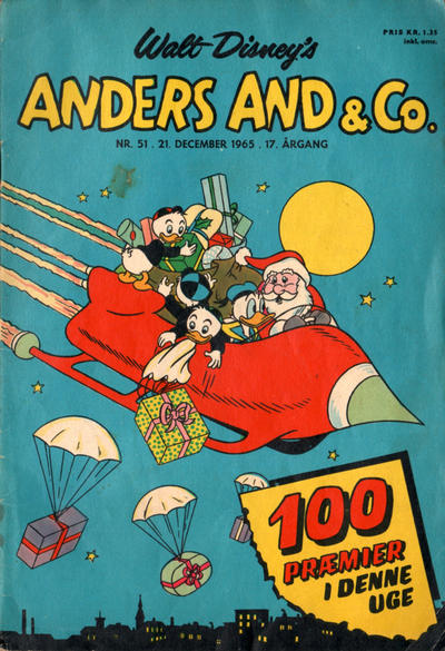 Cover for Anders And & Co. (Egmont, 1949 series) #51/1965