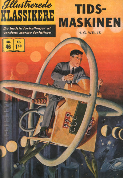 Cover for Illustrerede Klassikere (I.K. [Illustrerede klassikere], 1956 series) #46 - Tidsmaskinen