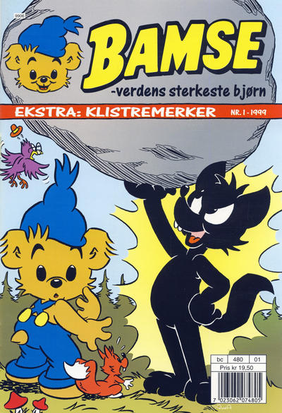 Cover for Bamse (Hjemmet / Egmont, 1991 series) #1/1999