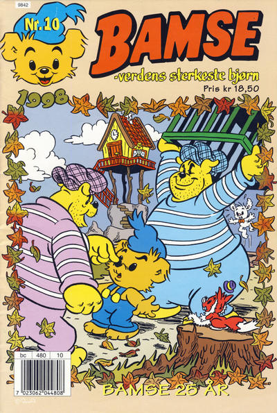 Cover for Bamse (Hjemmet / Egmont, 1991 series) #10/1998