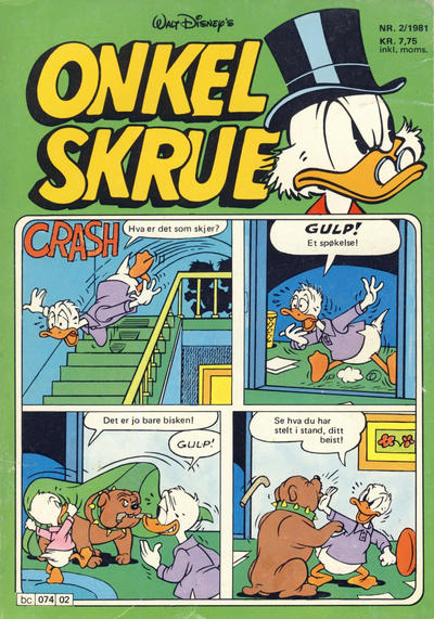 Cover for Onkel Skrue (Hjemmet / Egmont, 1976 series) #2/1981