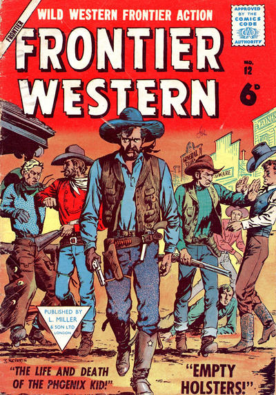 Cover for Frontier Western (L. Miller & Son, 1956 series) #12