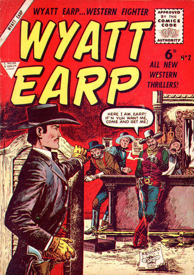 Cover for Wyatt Earp (L. Miller & Son, 1957 series) #2