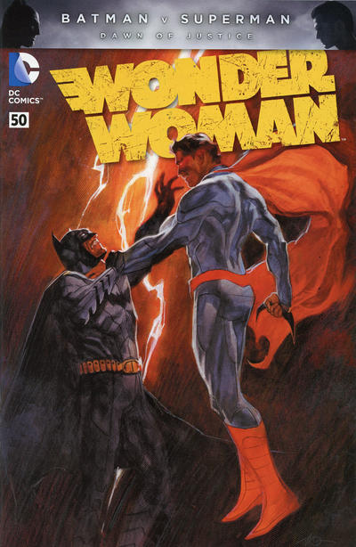 Cover for Wonder Woman (DC, 2011 series) #50 [Batman v Superman Full Color Cover]
