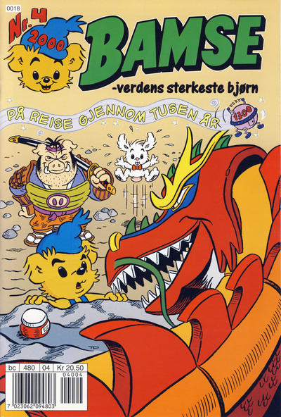 Cover for Bamse (Hjemmet / Egmont, 1991 series) #4/2000
