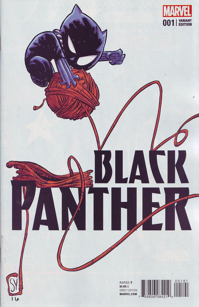 Cover for Black Panther (Marvel, 2016 series) #1 [Skottie Young Marvel Babies Variant]