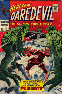Cover Thumbnail for Daredevil (Marvel, 1964 series) #28 [British]
