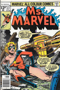 Cover for Ms. Marvel (Marvel, 1977 series) #17 [British]