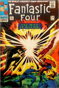 Cover Thumbnail for Fantastic Four (Marvel, 1961 series) #53 [British]