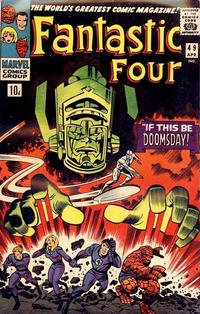 Cover for Fantastic Four (Marvel, 1961 series) #49 [British]