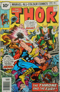 Cover Thumbnail for Thor (Marvel, 1966 series) #249 [British]