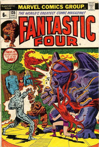 Cover Thumbnail for Fantastic Four (Marvel, 1961 series) #135 [British]