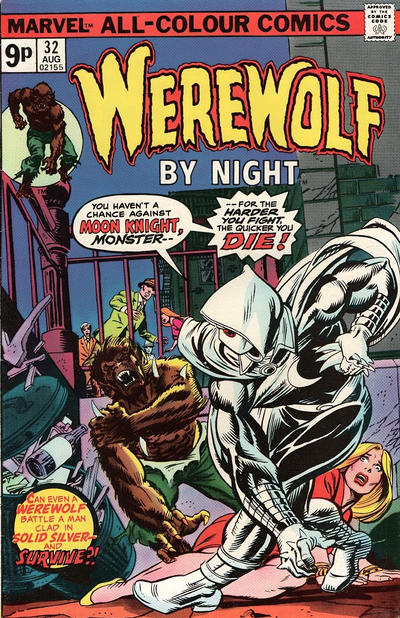 Cover for Werewolf by Night (Marvel, 1972 series) #32 [British]