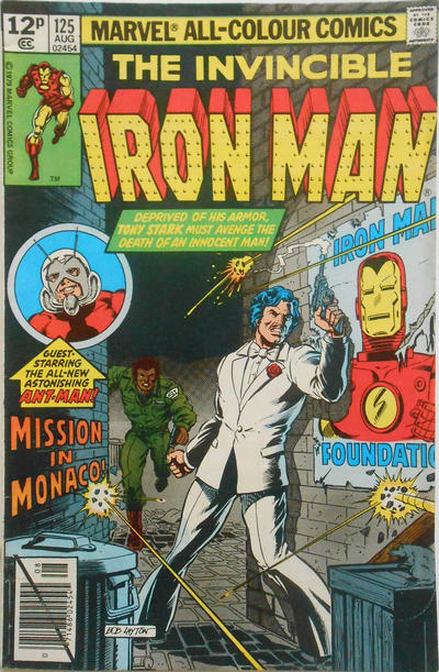 Cover for Iron Man (Marvel, 1968 series) #125 [British]