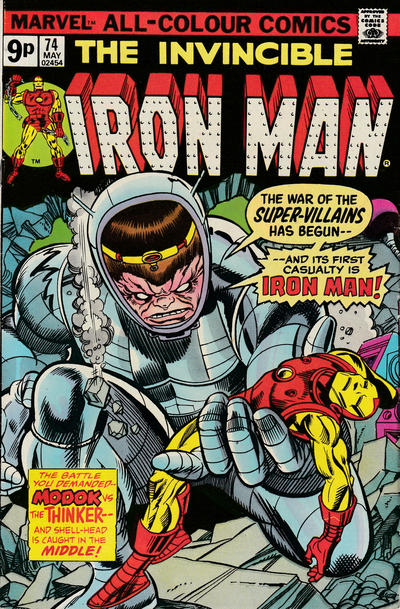 Cover for Iron Man (Marvel, 1968 series) #74 [British]