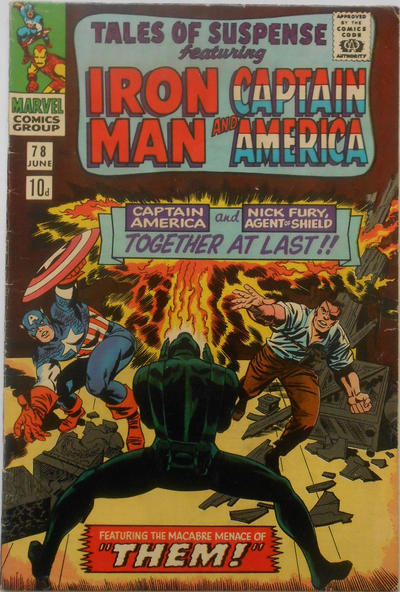 Cover for Tales of Suspense (Marvel, 1959 series) #78 [British]