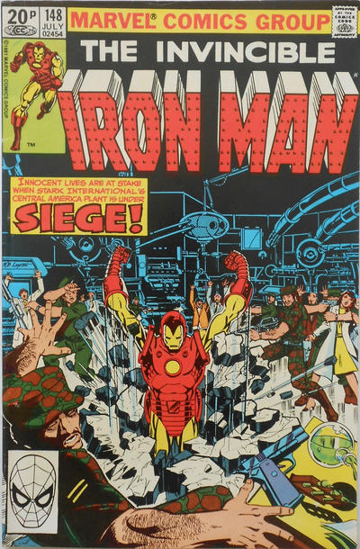Cover for Iron Man (Marvel, 1968 series) #148 [British]