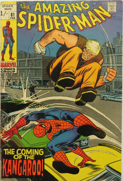 Cover for The Amazing Spider-Man (Marvel, 1963 series) #81 [British]