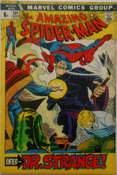 Cover for The Amazing Spider-Man (Marvel, 1963 series) #109 [British]