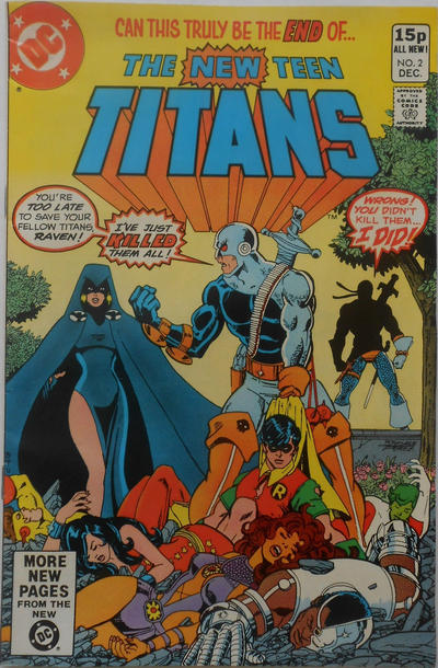 Cover for The New Teen Titans (DC, 1980 series) #2 [British]