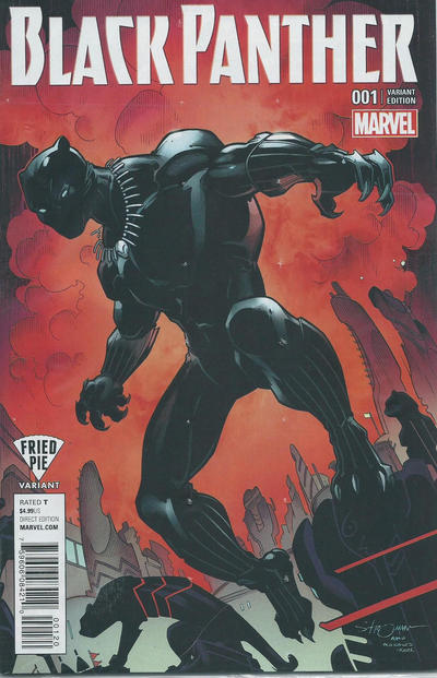 Cover for Black Panther (Marvel, 2016 series) #1 [Fried Pie Exclusive Larry Stroman Variant]