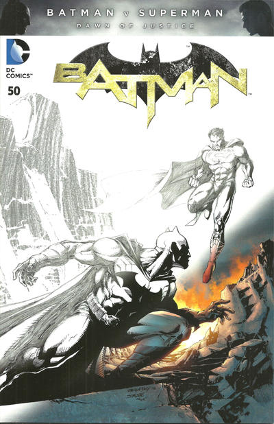 Cover for Batman (DC, 2011 series) #50 [Batman v Superman Fade Cover]