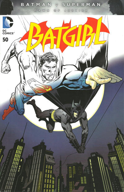 Cover for Batgirl (DC, 2011 series) #50 [Batman v Superman Fade Cover]
