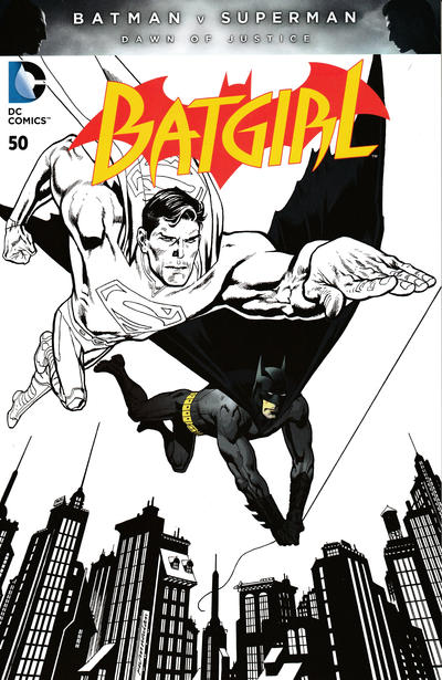 Cover for Batgirl (DC, 2011 series) #50 [Batman v Superman Character Spotlight Cover]