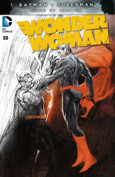 Cover for Wonder Woman (DC, 2011 series) #50 [Batman v Superman Fade Cover]