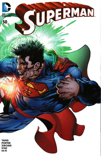 Cover for Superman (DC, 2011 series) #50 [DCBS Neal Adams Connecting Cover]
