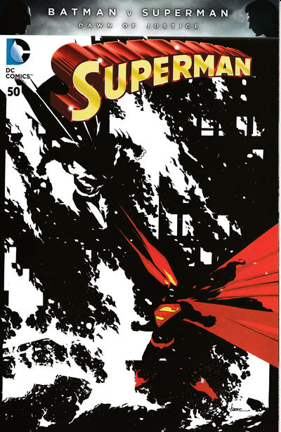 Cover for Superman (DC, 2011 series) #50 [Batman v Superman Kaare Andrews Character Spotlight Cover]