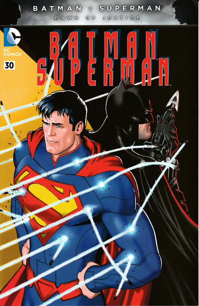 Cover for Batman / Superman (DC, 2013 series) #30 [Batman v Superman Full Color Cover]