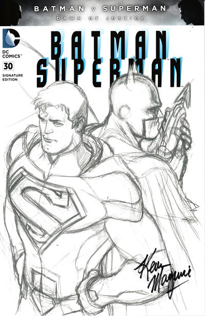 Cover for Batman / Superman (DC, 2013 series) #30 [Signature Edition]