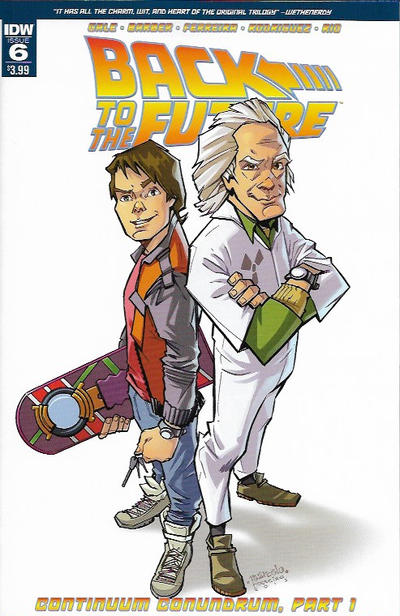 Cover for Back to the Future (IDW, 2015 series) #6 [Regular Cover - Marcelo Ferreira]
